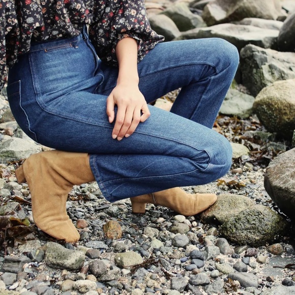 DOEN Lena Black Straight Leg Jeans NWT - Picture 8 of 9